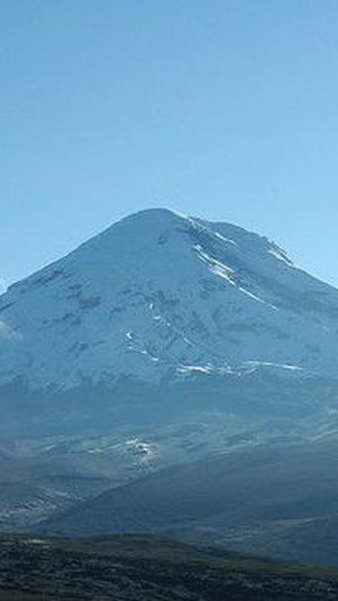 Gunung Chimborazo (dari Pusat Bumi)