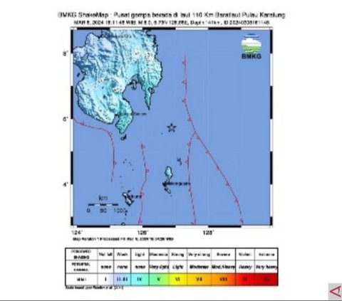 Karutung Sulut Diguncang Gempa Bumi 6 Magnitudo