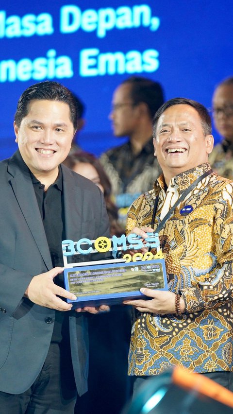 PNM Terima Award Top Contributor BUMN For Communications di Ajang BCOMSS 2024