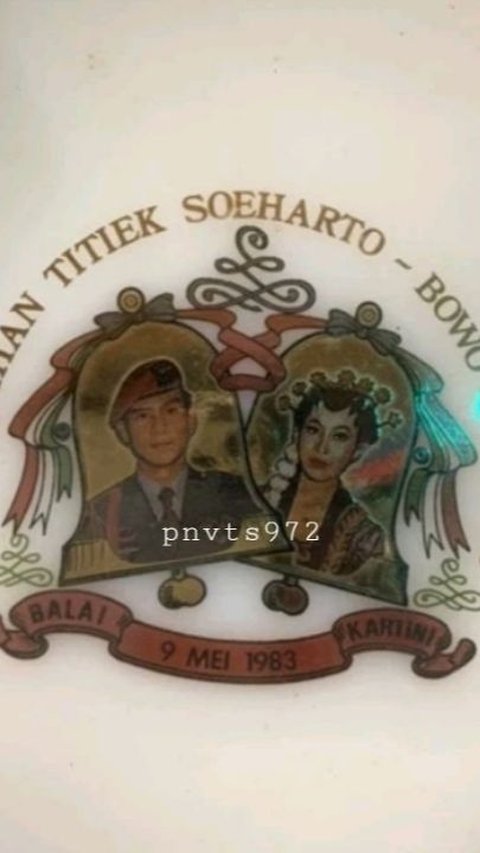 Appearance of Prabowo and Titiek's Wedding Souvenirs 41 Years Ago, Estimated Price Reached Rp6 Million