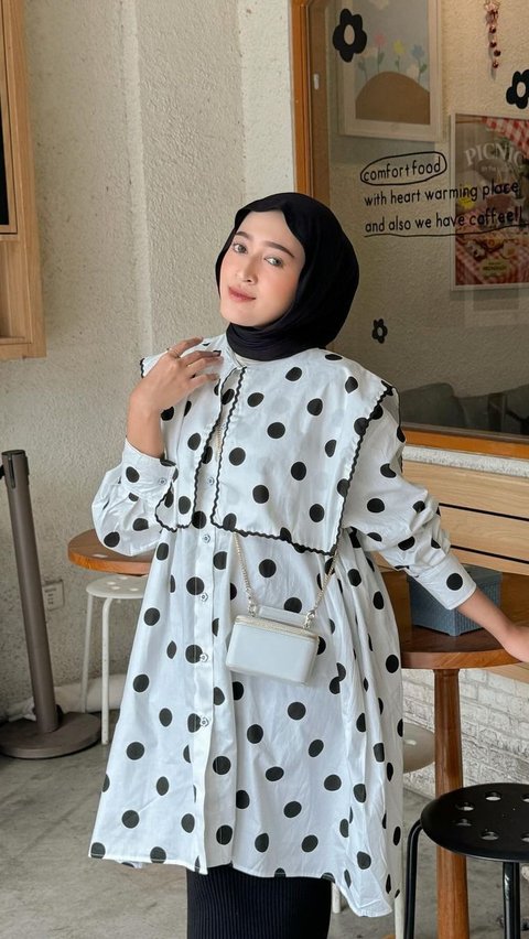 Polkadot Patterned Tunic