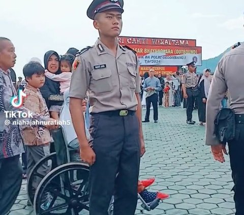 Ortu Tak Hadir saat Momen Kunjungan Pendidikan Polri, Aksi Pria Peluk Siswa Ini Viral Banjir Pujian