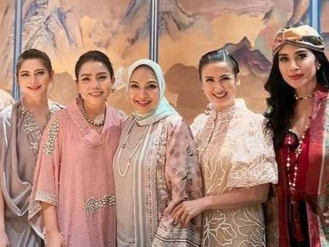 10 Portraits of Mayangsari's Style during Bukber with the Socialite Gang, Captivating in Expensive Kaftan