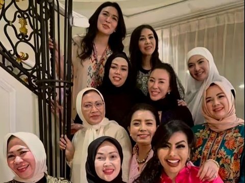 10 Portraits of Mayangsari's Style during Bukber with the Socialite Gang, Captivating in Expensive Kaftan