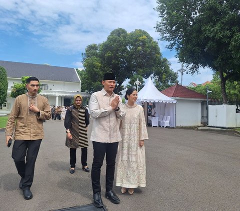 Hadir Open House Jokowi di Istana, Menteri ATR/BPN AHY: Saya Mewakili Pak SBY