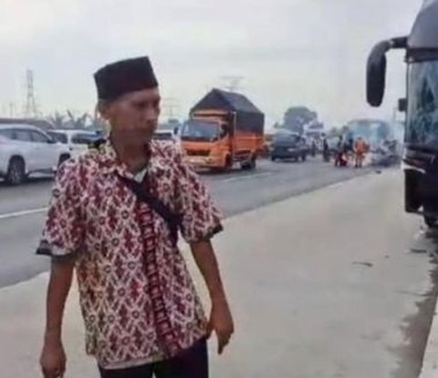 Primajasa Bus Driver's Action Surviving Accident in Cikampek Touches Netizens