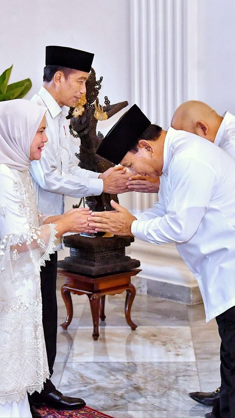 Presiden Jokowi Gelar Open House Idulfitri Bersama Menteri di Istana Negara
