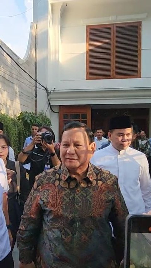 Prabowo Gelar Open House di Kertanegara, Agus Gumiwang hingga Aburizal Bakrie Hadir