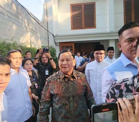 Prabowo Gelar Open House di Kertanegara, Agus Gumiwang hingga Aburizal Bakrie Hadir