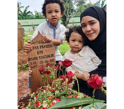 8 Portraits of Babe Cabita's Wife and Children Visiting on Eid Day, Revealing Messages at the End of Life