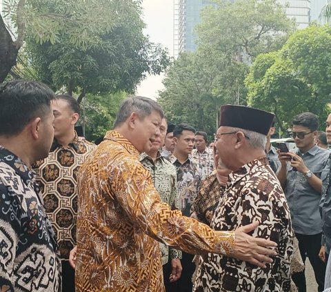 Prabowo Hadir ke Open House Dasco, Ada Titiek hingga Kapolri Lisyo Sigit