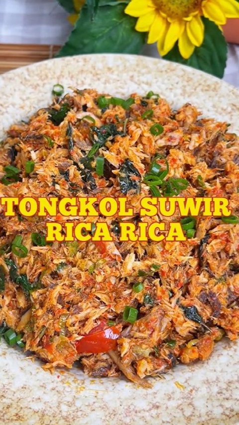 4. Tongkol Suwir Rica