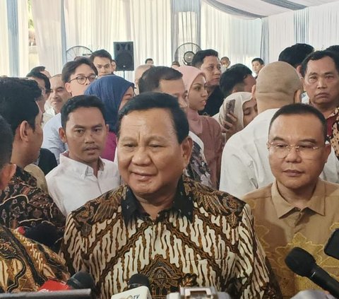 Ditanya Rencana Bertemu Megawati, Prabowo Jawab dengan Senyuman