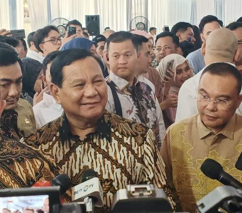 Ditanya Rencana Bertemu Megawati, Prabowo Jawab dengan Senyuman