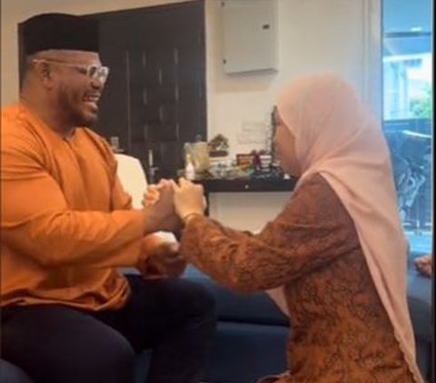 This Man with Four Wives Celebrates Eid Together, Moments of Forgiveness Intrigue
