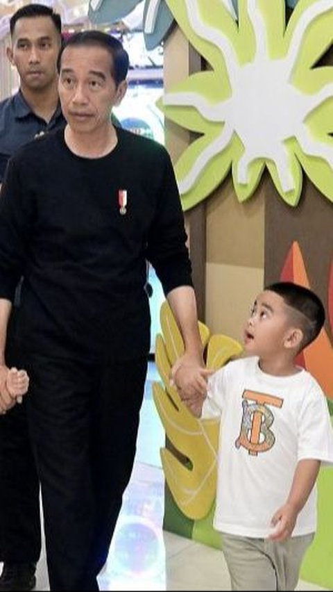 Gaya Al Nahyan Anak Bobby-Kahiyang 'Kawal' Jokowi di Medan, Main Komidi Kuda Habiskan Libur Lebaran<br>