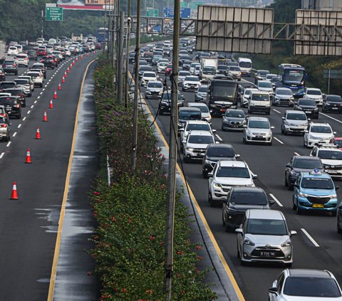 H+3 Lebaran 2024, Jasa Marga Berkakukan Contraflow Arah Ciawi Ruas Tol Jagorawi