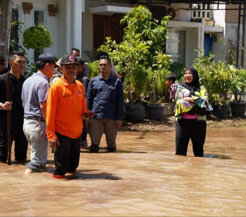 Tanggul Jebol, Dua Kecamatan di Bandarlampung Terendam Banjir