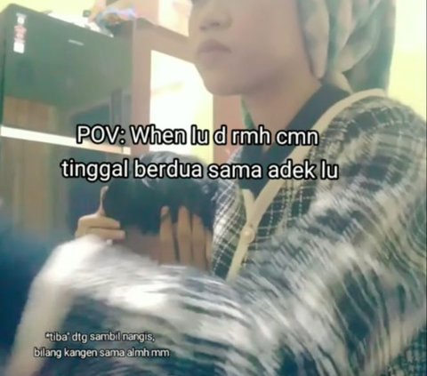 Ibu Meninggal Ayah Nikah Lagi, Bocah Ini Menangis Lebaran Hanya Berdua dengan Sang Kakak