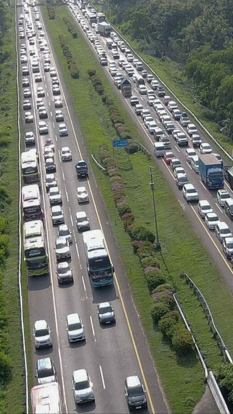 One Way di KM 414 Kalikangkung sampai KM 72 Tol Cipali Diperpanjang hingga Pukul 24.00 WIB