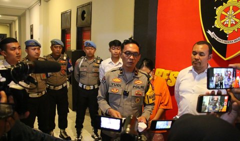 TS ditangkap di sebuah kamar hotel di Kecamatan Blimbing, Kota Malang, pada 2 April 2024. <br>