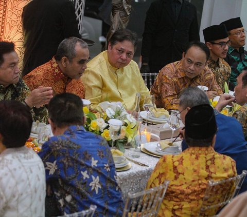 FOTO: Suasana Halalbihalal Partai Golkar Dihadiri Elite Sejumlah Parpol