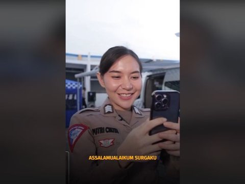 Polwan Cantik Tak Bisa Mudik karena Tugas, Jenderal Polisi Sampai Telepon Ibunya