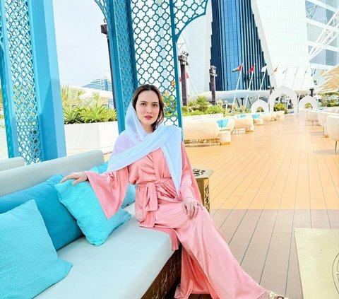 Vacation to Dubai while Taking Care of Children, Paras Shandy Aulia Wears Turban and Becomes the Center of Attention, 'Beautiful from Any Angle'