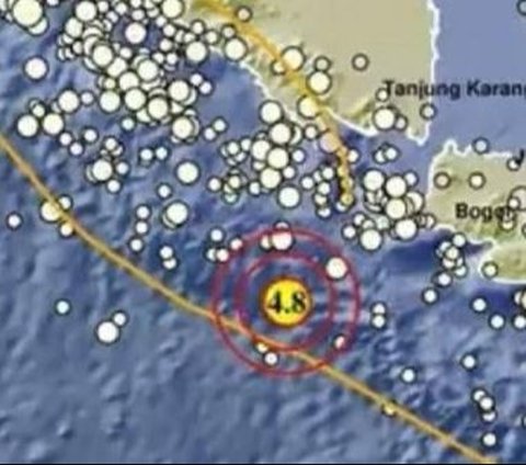 Earthquake M 4.8 Shakes Bayah Banten, Vibrations Felt as far as Jakarta