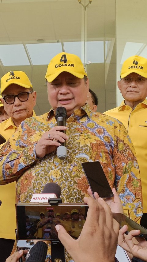 Respons Santai Airlangga Soal Megawati Ajukan Diri Sebagai Amicus Curiae di Sidang Sengketa Pilpres