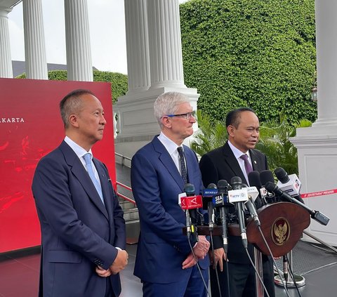 CEO Apple Tim Cook Temui Jokowi di Istana, Ini Isi Pembahasannya