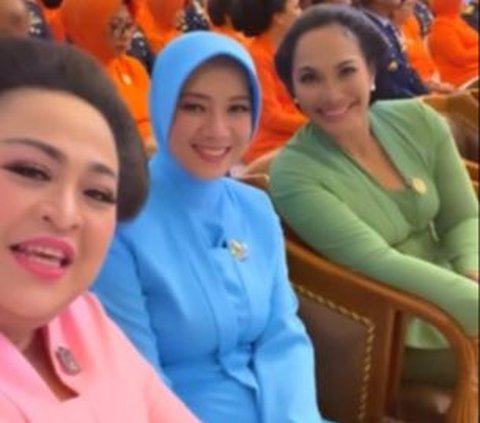 Kece dan Cetar, Potret Tiga Istri Jenderal TNI-Polri Tampil Kompak Pakai Seragam Organisasi