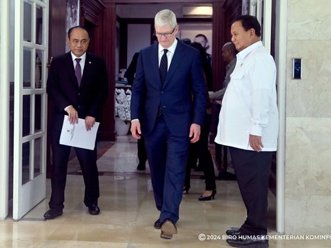 After Meeting Jokowi, Tim Cook Apparently Met with President-Elect Prabowo Subianto for 1 Hour