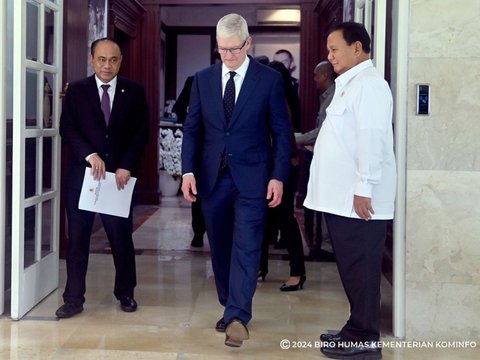 After Meeting Jokowi, Tim Cook Apparently Met with President-Elect Prabowo Subianto for 1 Hour