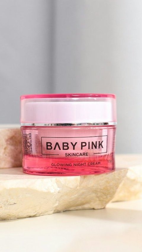 9. Baby Pink Glowing Night Cream with AHA & 2x Niacinamide<br>