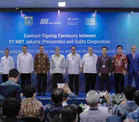 MRT Jakarta Teken Kontrak dengan Perusahaan Jepang, Percepat Bangun Proyek Fase 2A