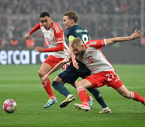 FOTO: Kandaskan Arsenal, Bayern Munchen Lolos ke Semifinal Liga Champions