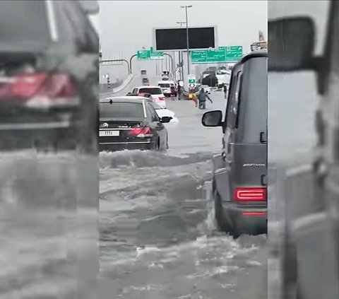 8 Potret Atta Halilintar Bagikan Kondisi di Dubai yang Dilanda Banjir Parah, Mobil-mobil Mahal Seperti Lamborghini Hingga Bentley Terendam