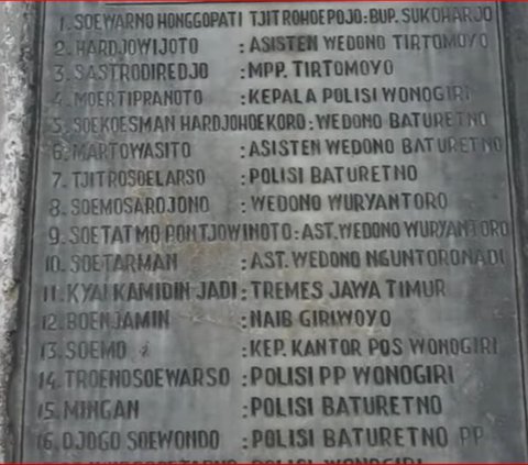 Monumen Ini Jadi Saksi Bisu Kejamnya Pembantaian PKI di Wonogiri, Begini Kisah di Baliknya