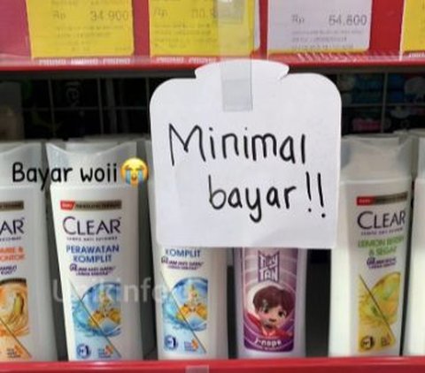 Aksi Pegawai Minimarket Beri Tulisan di Setiap Barang Belanjaan, Alasannya Menohok