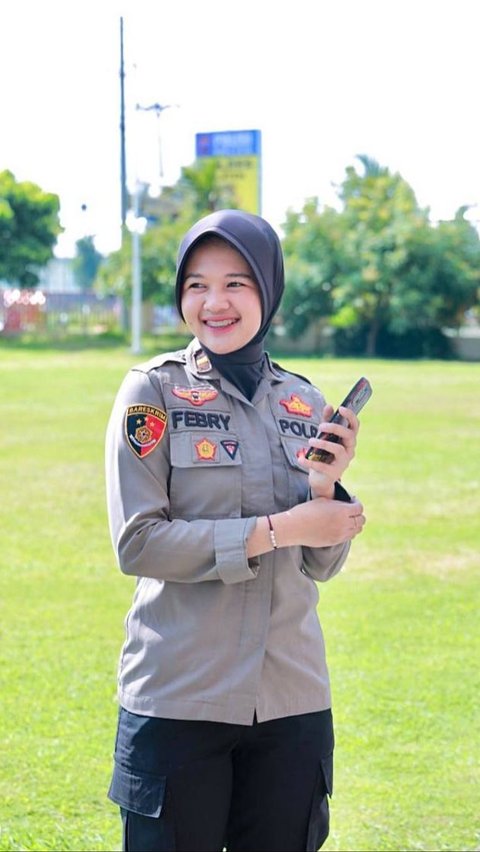 Potret Cantik Polwan Termuda Akpol 2021, Ipda Febryanti Mulyadi yang Kini Jadi Kanit Jatanras Polres Klaten<br>