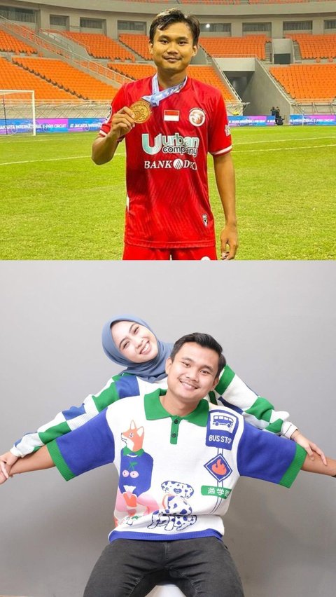 Selalu Romantis dengan Pasangan, Ini Sisi Lain Komang Teguh Pesepak bola Muda Kesayangan Shin Tae-yong<br>