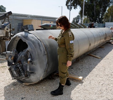 FOTO: Wujud Rudal Balistik Iran yang Gagal Tembus Israel, Diperkirakan Bawa Hulu Ledak Setengah Ton