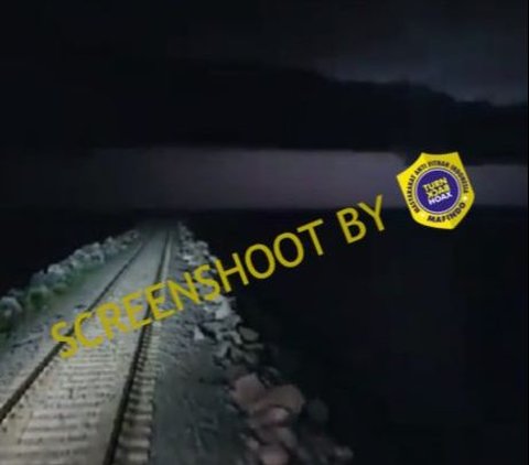 CEK FAKTA: Hoaks Video Penampakan Kilat di Lintasan Kereta Api Saat Gunung Ruang Meletus