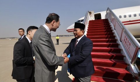 Momen Kedatangan prabowo di China<br>