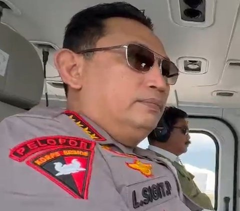 Kapolri Naik Heli Bareng Menkopolhukam Tinjau Kesiapan Arus Mudik di Merak