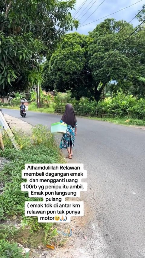 Kisah Nenek Penjual Kue Ditipu Pembeli dengan Uang Palsu, Bikin Sedih