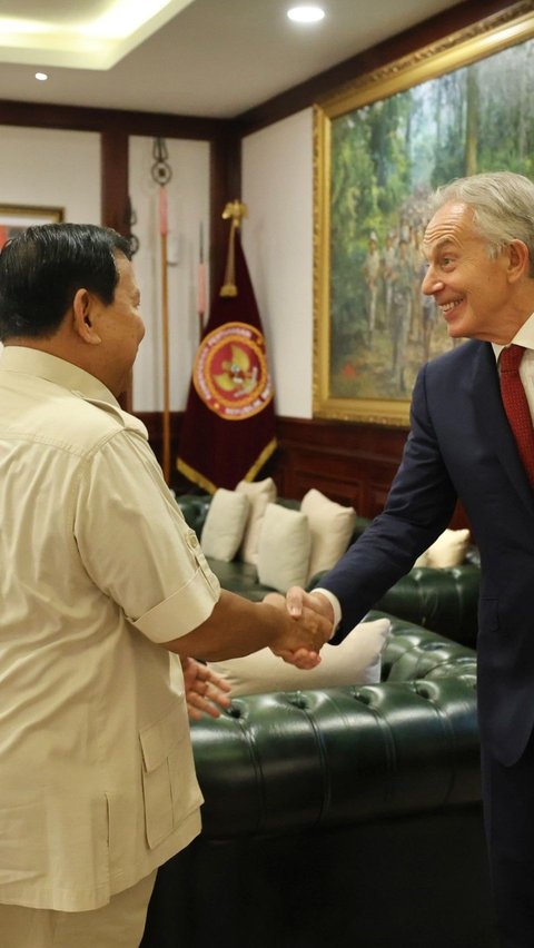 VIDEO: Spesial Kunjungi Prabowo, Eks PM Inggris Tony Blair Ucapkan Selamat: Fantastis
