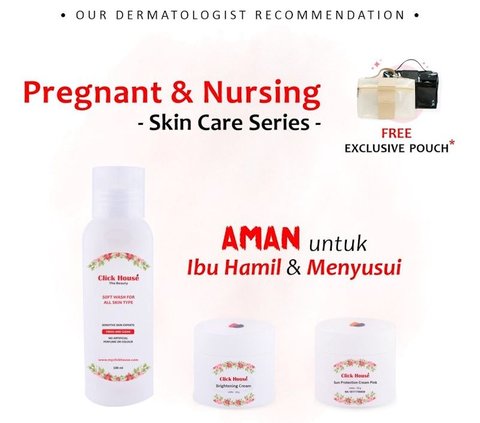 Rekomendasi skincare yang aman dan cocok untuk digunakan ibu menyusui.