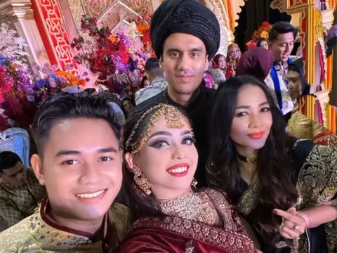 Mewah dan Meriah Pernikahan Putri Isnari dengan Abdul Azis, Resepsinya Ala Bollywood